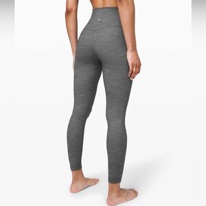 LULULEMON - Align High Rise Leggings - Grey - Size 4 - Excellent Condition